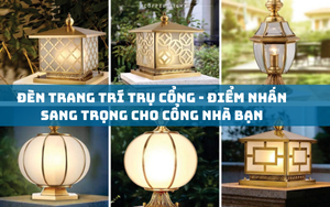 Đèn trang trí trụ cổng