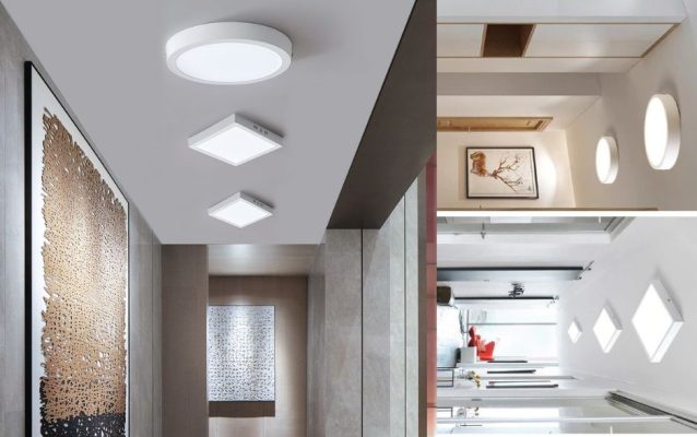 Đèn LED ốp trần nổi siêu mỏng: Lựa chọn tối ưu cho không gian hiện đại